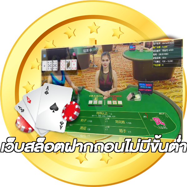 เว็บสล็อตฝากถอนไม่มีขั้นต่ํา